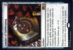 Amulet of Safekeeping Non- Foil R Core Set 2019 226 NM - Image 1