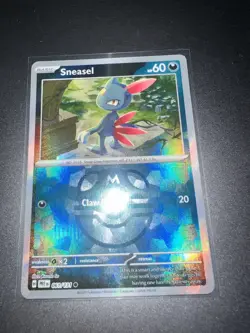 Sneasel 061/131 Master Ball Reverse Holo I Pokemon TCG Prismatic Evolutions NM - Image 1