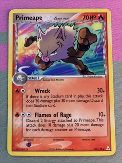 Primeape - 50/110 - Uncommon - Holon Phantoms - Pokemon - LP - Image 1