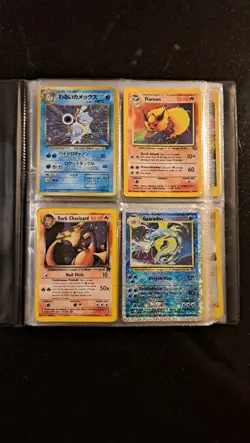 Pokemon Cards vintage WOTC collection bundle Dark Charizard mixed conditions - Image 1