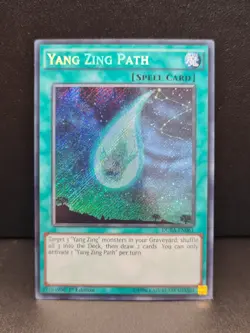Yugioh Yang Zing DUEA-EN061 Secret Rare 1st Edition NM - Image 1