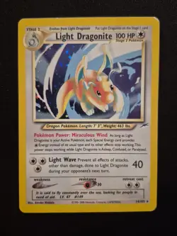 Light Dragonite - 14/105 - Pokemon Neo Destiny Holo Rare Card WOTC MP-HP - Image 1