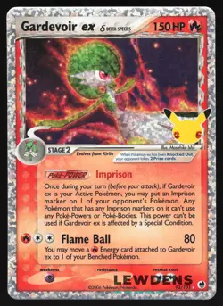 Gardevoir ex - 93/101 - Ultra Rare - Celebrations Classic - Pokemon Card - Image 1