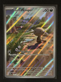 Paldean Wooper Illustration Rare Phantasmal Flames Pokemon Card 102/094 NM - Image 1
