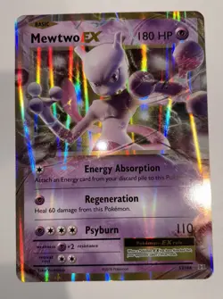 Mewtwo EX 052/108 JUMBO Card Holo Pokemon NM - Image 1