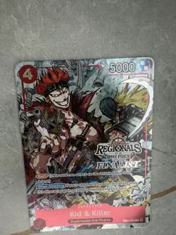 ONE PIECE TCG KID & KILLER EB01-003 Offline Regional FINALIST CARD 2025 Vol.2 - Image 2