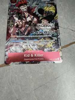 ONE PIECE TCG KID & KILLER EB01-003 Offline Regional FINALIST CARD 2025 Vol.2 - Image 3