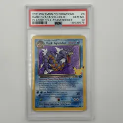 Dark Gyarados 8/82 PSA 10 Celebrations Classic Collection Holo Pokemon Card - Image 1