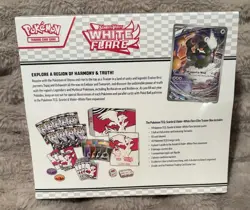 Pokemon TCG Scarlet Violet White Flare Elite Trainer Cards Box ETB 10.5 New - Image 2