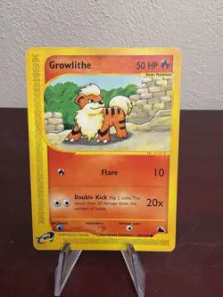 Pokemon Card - Growlithe Skyridge 62/144 Non-Holo - MP Moderately Played - Image 1