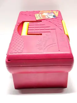 Red Pokemon "Just Stuff" Card Collector Storage Box Only - Image 4