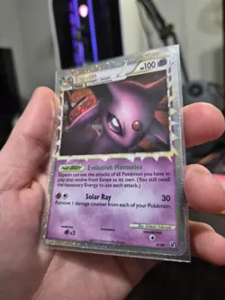 Pokemon TCG Undaunted Espeon Prime Holo Rare Card 81/90 - Image 1