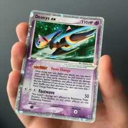 Deoxys ex (Speed Forme) EX Emerald 93/106 Ultra Rare Pokemon Card MP - Image 4