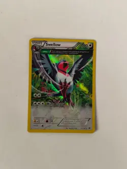 Pokemon TCG Card Swellow 72/108 Reverse Holo Rare XY Roaring Skies Pokemon LP - Image 1
