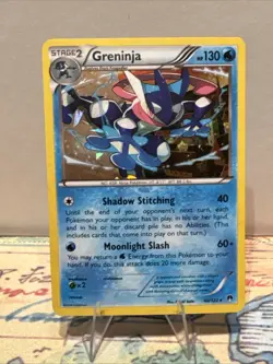 Pokemon TCG Greninja Breakpoint 40/122 Exclusive Cracked Ice Holo Card - Image 1