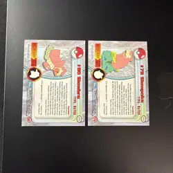 #79 Slowpoke - Pokemon Topps Silver Holo Card - Blue Logo slowking #80 - Image 2