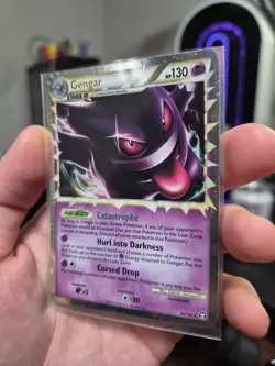 NM Gengar (Prime) 94/102 - Triumphant Holographic Gengar Pokemon Card Ultra Rare - Image 1