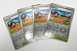 Pokemon Cards Paldea Evolved Playset Artazon Reverse Holo 171/193 x4 4x - Image 1