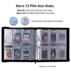 Slab Binder Holds 72 PSA Slabs 6-Pocket Graded Card Binder New - Image 2