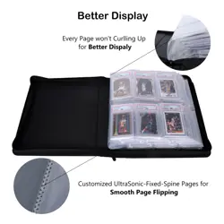 Slab Binder Holds 72 PSA Slabs 6-Pocket Graded Card Binder New - Image 4