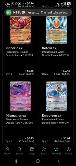 44 Phantasmal Flames ex Pokemon cards - Bulk Lot with 7 Charizards and 7 Gengars - Image 4