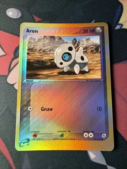Aron Pokemon Card Reverse Holo 50/109 Ruby and Sapphire Near Mint - Image 1