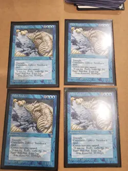 Polar Kraken Ice Age 4 CARDS LP+NM MTG Vintage MAGIC THE GATHERING - Image 1