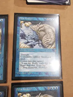 Polar Kraken Ice Age 4 CARDS LP+NM MTG Vintage MAGIC THE GATHERING - Image 3