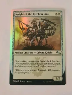 MTG Knight Of The Kitchen Sink Foil Mint Condition - Image 1