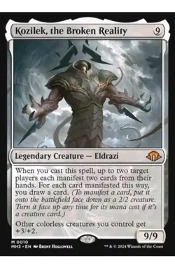 1x MTG Kozilek, the Broken Reality - MH3 Mythic! NM Mint! Ships Fast! - Image 1