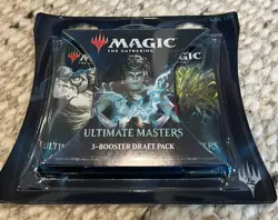 MTG Magic The Gathering ULTIMATE MASTERS 3-BOOSTER Draft Pack Factory Sealed NEW - Image 1