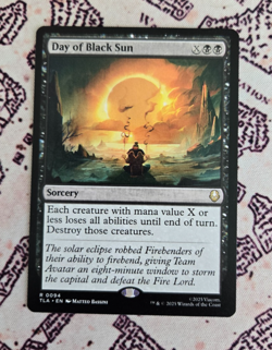 MTG Day of Black Sun Avatar Last Airbender Magic the Gathering NM - Image 1