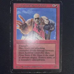 English - MTG Two-Headed Giant Of Foriys - HP - Limited Edition Beta - Image 1
