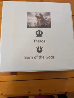 Nearly Complete -Theros / Born of the Gods Binder MTG Collection + Player guides - Image 1