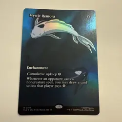 Mystic Remora FOIL 0016 Borderless Avatar Eternal TLE MTG Mythic Unplayed Mint - Image 1