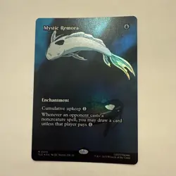 Mystic Remora FOIL 0016 Borderless Avatar Eternal TLE MTG Mythic Unplayed Mint - Image 3
