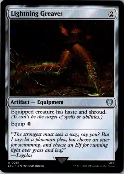 2023 MTG Tales of Middle-earth Commander Lightning Greaves Commander/Uncommon - Image 1