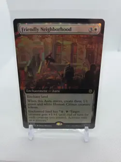 Friendly Neighborhood R0246 Foil Borderless Spider-Man MtG 2025 Marvel - Image 2