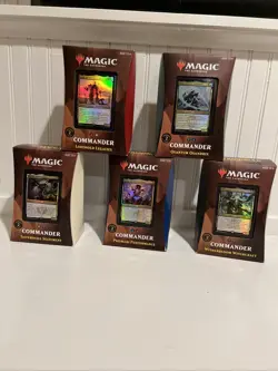 MTG Strixhaven School of Mages Commander Deck Set Of 5 - Factory Sealed - Image 1