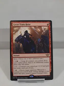 Magic The Gathering Great Train Heist Outlaws of Thunder Junction Rare - Image 1