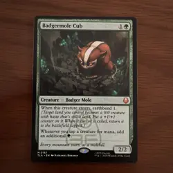 Badgermole Cub MTG Magic The Gathering Avatar (0167) NM - Image 1