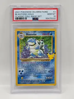 2021 Pokemon Celebrations Set Charizard Blastoise Venusaur PSA 10 GEM MINT - Image 4