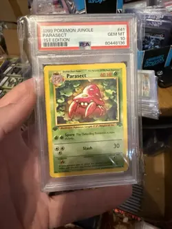1999 Pokemon Jungle 1st Edition - Parasect #41 - PSA 10 Gem Mint - Image 1