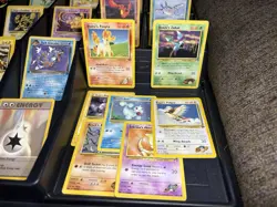 Vintage Wotc Pokemon Lot W/ 1st Edition DARK GYARADOS Charmander Rares $.01 Wow - Image 2