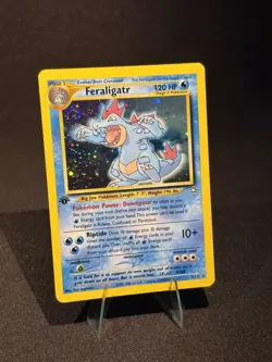 Pokemon Feraligatr 5/111 Neo Genesis Holo 1st edition NM / gradable! W/ Swirl🌀 - Image 4