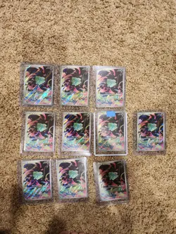 Pokemon TCG Mega Evolution Bulbasaur 133/132 Stamped Enhanced set of 10 (2) - Image 1