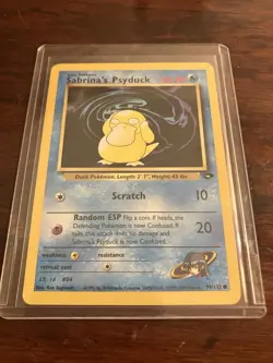 Sabrina's Psyduck 99/132 Gym Challenge Pokemon Ungraded - Image 1