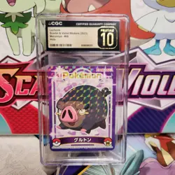 CGC 10 Pristine Marumiya Lechonk #08 Holo Sticker - Pokemon - SHIPS FAST - Image 1