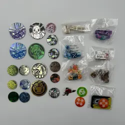 Pokemon Supplies Lot of 18x Official Pokemon TCG Coins w/ ETB Dice & Pin - Image 2