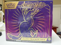Pokemon Scarlet and Violet Base Set Elite Trainer Box ETB (Purple) New/Sealed - Image 1